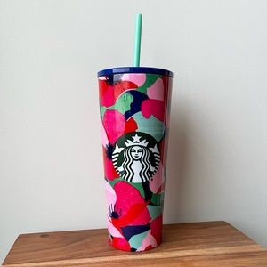 EU Starbucks Tumbler poppy pink 16oz